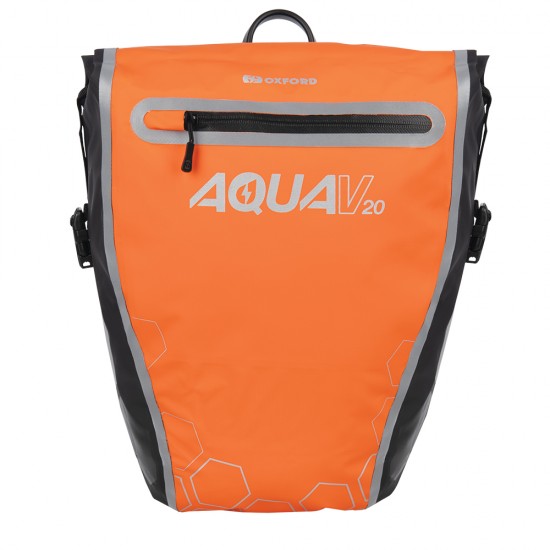 Oxford Aqua V 20 Single QR Pannier Bag Black Oxford Aqua V 20 Single QR Pannier Bag Black