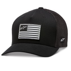 Alpinestars Flag Snapback Hat Black Black Alpinestars Flag Snapback Hat Black Black