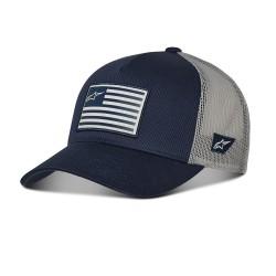 Alpinestars Flag Snapback Hat Navy Grey Alpinestars Flag Snapback Hat Navy Grey