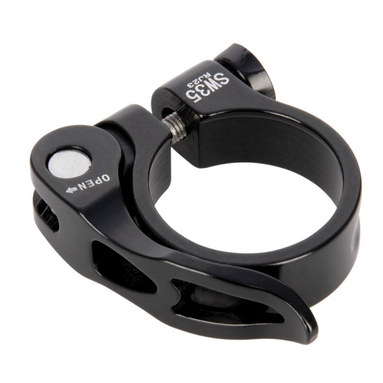Oxford Seat Clamp QR Alloy 34.9mm - Black Oxford Seat Clamp QR Alloy 34.9mm - Black