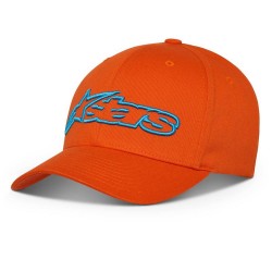 Alpinestars Blaze Flexfit Hat Orange Blue L/XL Alpinestars Blaze Flexfit Hat Orange Blue L/XL