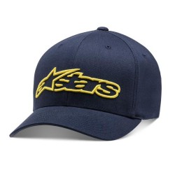Alpinestars Blaze Flexfit Hat Navy/Yellow L/XL Alpinestars Blaze Flexfit Hat Navy/Yellow L/XL