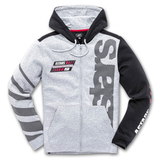 Alpinestars Fan Club Fleece Grey Heather/Black 2XL Alpinestars Fan Club Fleece Grey Heather/Black 2XL
