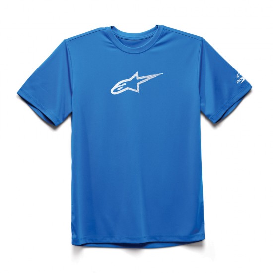 Alpinestars Tech Ageless Performance Tee Bright Blue L Alpinestars Tech Ageless Performance Tee Bright Blue L