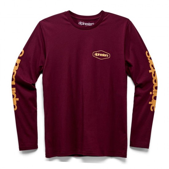 Alpinestars Outland Premim Ls Tee Maroon 2XL Alpinestars Outland Premim Ls Tee Maroon 2XL