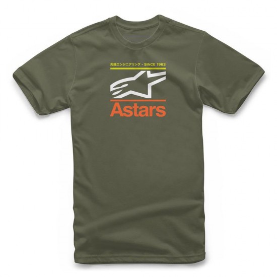 Alpinestars Cropped Tee Military 2XL Alpinestars Cropped Tee Military 2XL
