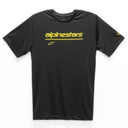 Alpinestars Tech Line Up Performance Tee Black 2CL Alpinestars Tech Line Up Performance Tee Black 2CL