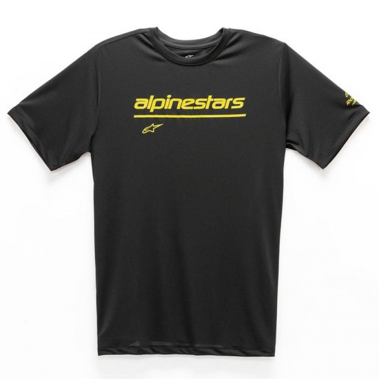 Alpinestars Tech Line Up Performance Tee Black 2CL Alpinestars Tech Line Up Performance Tee Black 2CL