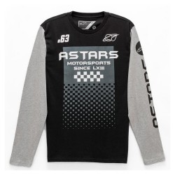 Alpinestars Tachen Tee Black Grey Heather 2XL Alpinestars Tachen Tee Black Grey Heather 2XL