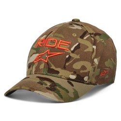 Alpinestars Ride Multicam Hat Green Orange L/XL Alpinestars Ride Multicam Hat Green Orange L/XL