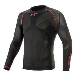Alpinestars Ride Tech V2 Top Long Sleeve Summer Black Red XL/2XL Alpinestars Ride Tech V2 Top Long Sleeve Summer Black Red XL/2XL