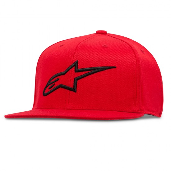 Alpinestars Ageless Flat Hat Black/Red L/XL Alpinestars Ageless Flat Hat Black/Red L/XL