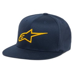 Alpinestars Ageless Flat Hat Navy/Gold LXL Alpinestars Ageless Flat Hat Navy/Gold LXL
