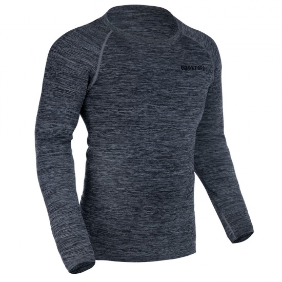 Oxford Advanced Base Layer MS Top Charcoal Marl 2XL3XL Oxford Advanced Base Layer MS Top Charcoal Marl 2XL3XL