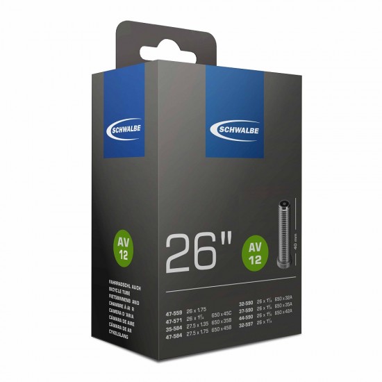 Schwalbe AV12 Inner Tube 26 x 1 3/8 Schwalbe AV12 Inner Tube 26 x 1 3/8