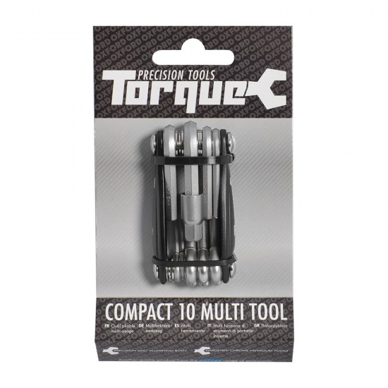 Oxford Torque Compact 10 Aluminium Folding Tool Oxford Torque Compact 10 Aluminium Folding Tool