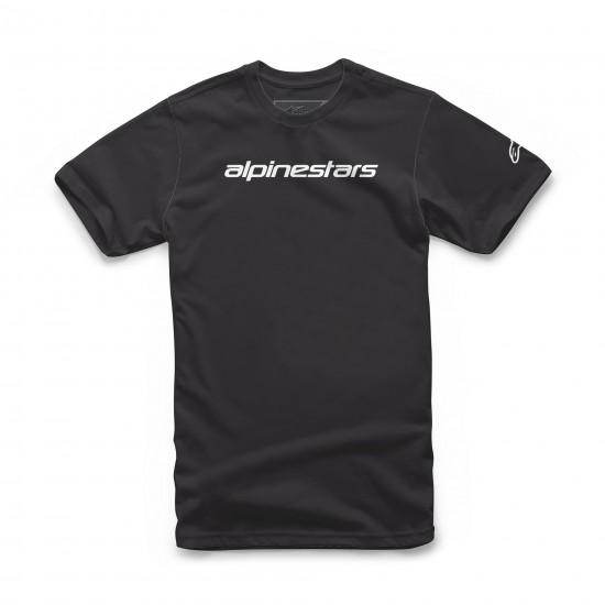 Alpinestars Linear Wordmark Tee Black Grey 2XL Alpinestars Linear Wordmark Tee Black Grey 2XL