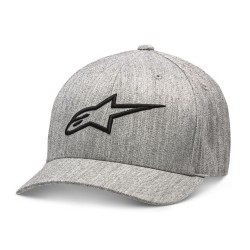 Alpinestars Ageless Curve Hat Grey Heather Black L XL Alpinestars Ageless Curve Hat Grey Heather Black L XL