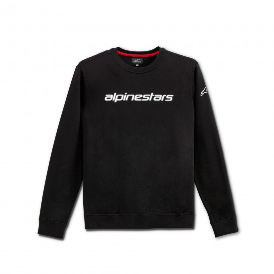 Alpinestars Linear Crew Fleece Black White 2XL Alpinestars Linear Crew Fleece Black White 2XL