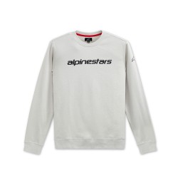 Alpinestars Linear Crew Fleece Silver Black 2XL Alpinestars Linear Crew Fleece Silver Black 2XL