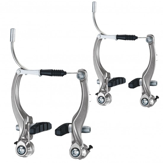 Oxford Alloy V-Brake Set Front and Rear - Silver Oxford Alloy V-Brake Set Front and Rear - Silver