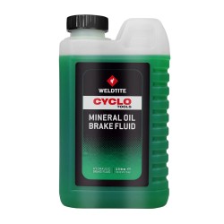 Weldtite Cyclo Mineral Oil Brake Fluid 1L Weldtite Cyclo Mineral Oil Brake Fluid 1L