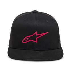 Alpinestars 3D Ageless Trucker Hat Black Red Alpinestars 3D Ageless Trucker Hat Black Red