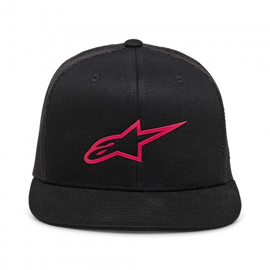Alpinestars 3D Ageless Trucker Hat Black Red Alpinestars 3D Ageless Trucker Hat Black Red