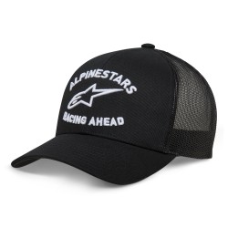 Alpinestars Triple Trucker Hat Black Black White Alpinestars Triple Trucker Hat Black Black White