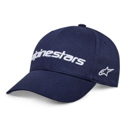 Alpinestars Linear Wordmark 2.0 Hat Navy White Alpinestars Linear Wordmark 2.0 Hat Navy White