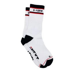 G-Form Mid-Calf Sock White/Black/Red L/XL