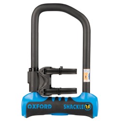 Oxford Shackle14 Pro U-Lock 260mm x 177mm BLUE