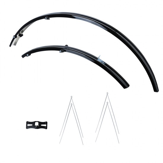 Oxford OXC 700c/27 Std Narrow 31mm Mudguards Black Oxford OXC 700c/27 Std Narrow 31mm Mudguards Black