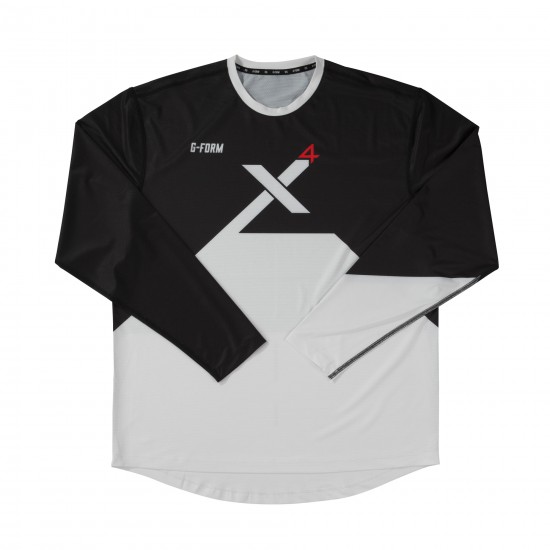 G-Form Pro-X4 L/S Bike Jersey Black/White L G-Form Pro-X4 L/S Bike Jersey Black/White L