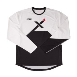 G-Form Youth Pro-X4 L/S Bike Jersey White/Black L/XL