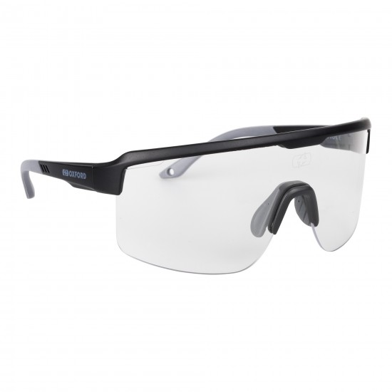 Oxford Pave Black Frame Clear Lens Glasses