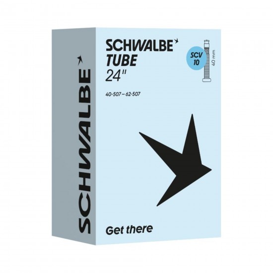 Schwalbe SCV10 Clik Valve Inner Tube 24 x 1.50-2.50 40mm Schwalbe SCV10 Clik Valve Inner Tube 24 x 1.50-2.50 40mm