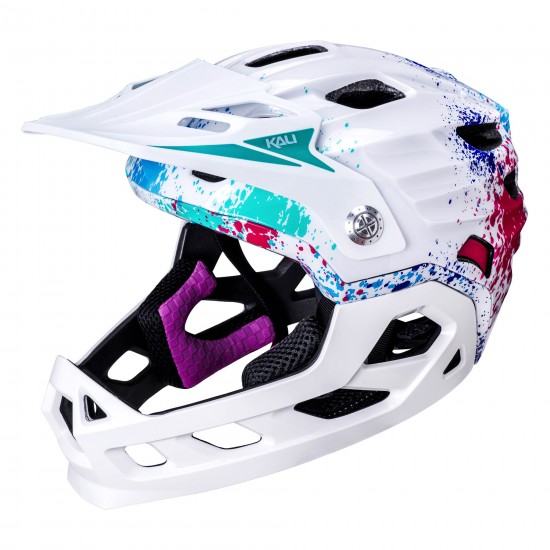 Kali Maya Full Face Child Splat White/Multi Kali Maya Full Face Child Splat White/Multi