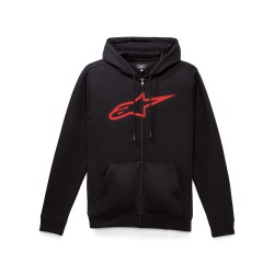 Alpinestars Ageless Zip Hoodie V3 Black/Red 2XL