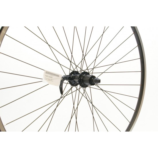 CD Wheel 700c Rear Wheel - Q/R - Shimano Cassette - Black Narrow
