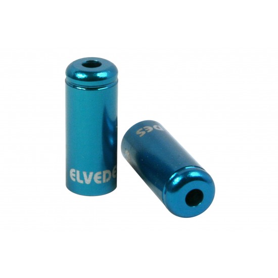 Elvedes ELV2012009 Aluminum Sealed Ferrules - 4mm Blue (50)