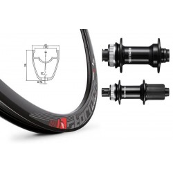 CD Wheel 700c Disc Wheel Set - Shimano RS470 Hubs / Mach 1 Rims Black+B:B