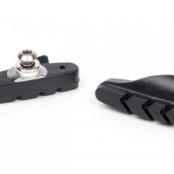 Elvedes Road Caliper Brake Pads - With Fins BLACK 6842 (Box 25prs) Elvedes Road Caliper Brake Pads - With Fins BLACK 6842 (Box 25prs)