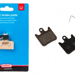 Elvedes 6911 Medium (Metallic) Disc Brake Pads - Hope X2 (Pr)