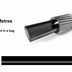 Elvedes 1125SP-1-10 Outer Gear Cable - 5mm Black (10m)