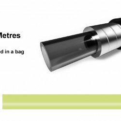 Elvedes 1125TEF-10-10 Outer Brake Cable - Green (10m)