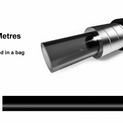 Elvedes 1125TEF-1-10 Outer Brake Cable - Black (10m)