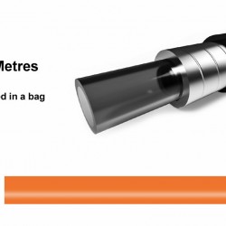 Elvedes 1125TEF-11-10 Outer Brake Cable - Neon Orange (10m)