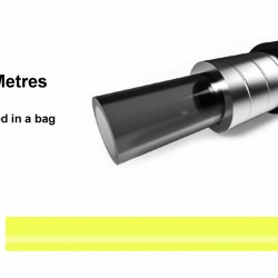 Elvedes 1125TEF-12-10 Outer Brake Cable - Neon Yellow (10m)