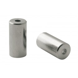 Elvedes ELV1160 Brass (CNC) Ferrules - 5mm Silver (200)